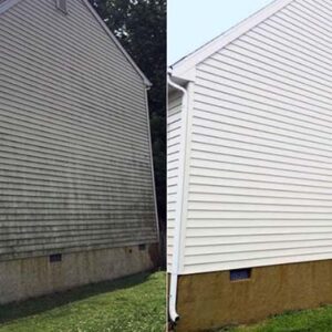 cleaned up wood siding